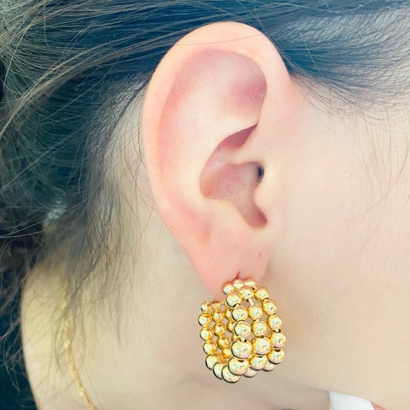 Triple Hoop Earrings - Picture 7 of 7